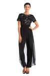 R&M Richards Long Formal High Low Jumpsuit 7632 - The Dress Outlet