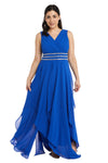 R&M Richards Long Formal Petite Chiffon Dress 7126P - The Dress Outlet