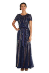 Mother of the Bride Dress Long Formal Petite Dress Navy