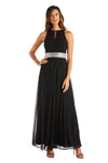 R&M Richards Long Formal Petite Halter Dress 5405P - The Dress Outlet