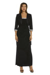 R&M Richards Long Formal Petite Jacket Dress 3808P - The Dress Outlet