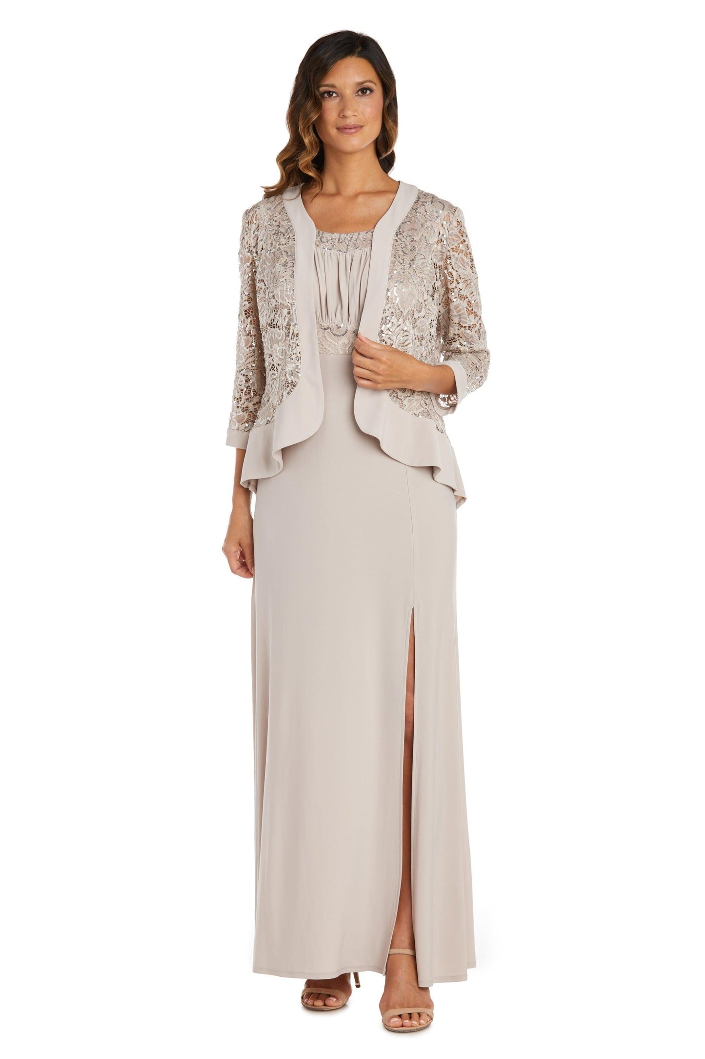 R&M Richards Long Formal Petite Jacket Dress Sale - The Dress Outlet