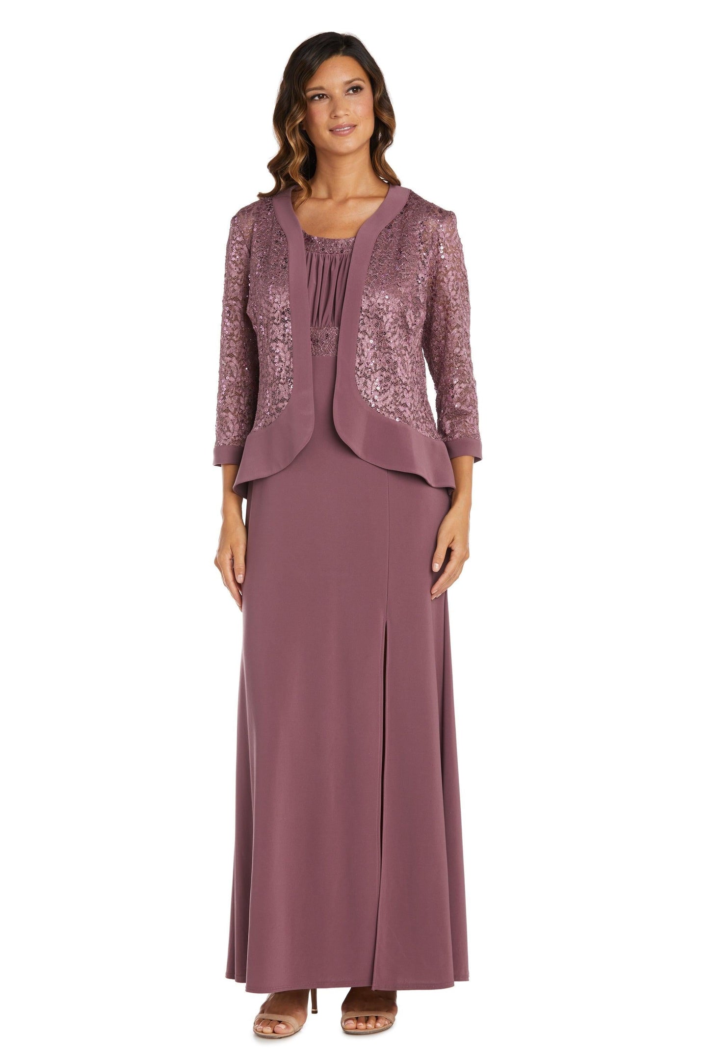 R&M Richards Long Formal Petite Jacket Dress Sale - The Dress Outlet