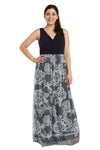 R&M Richards Long Formal Petite Maxi Dress 7225P - The Dress Outlet