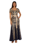 R&M Richards Long Mother of the Bride Dress 7385 - The Dress Outlet