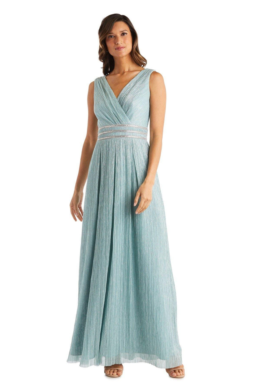 R&M Richards Long Mother of the Bride Dress Sale 7068 - The Dress Outlet