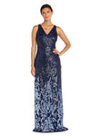 R&M Richards Long Sleeveless Formal Ombre Gown 9131 - The Dress Outlet