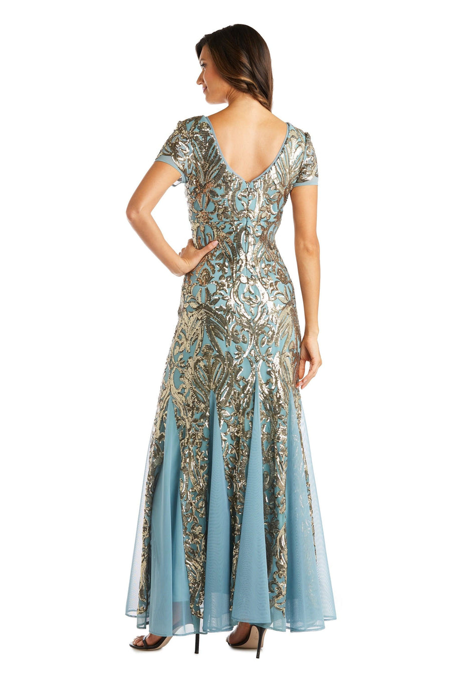 R&M Richards Mother of the Bride Long Dress 5515 - The Dress Outlet