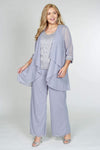 R&M Richards Petite Lace Pant Suit Made in USA 5008P - The Dress Outlet