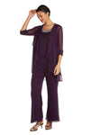 R&M Richards Petite Lace Pant Suit Made in USA 5008P - The Dress Outlet