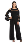 R&M Richards Petite Long Formal Jumpsuit 2469P - The Dress Outlet