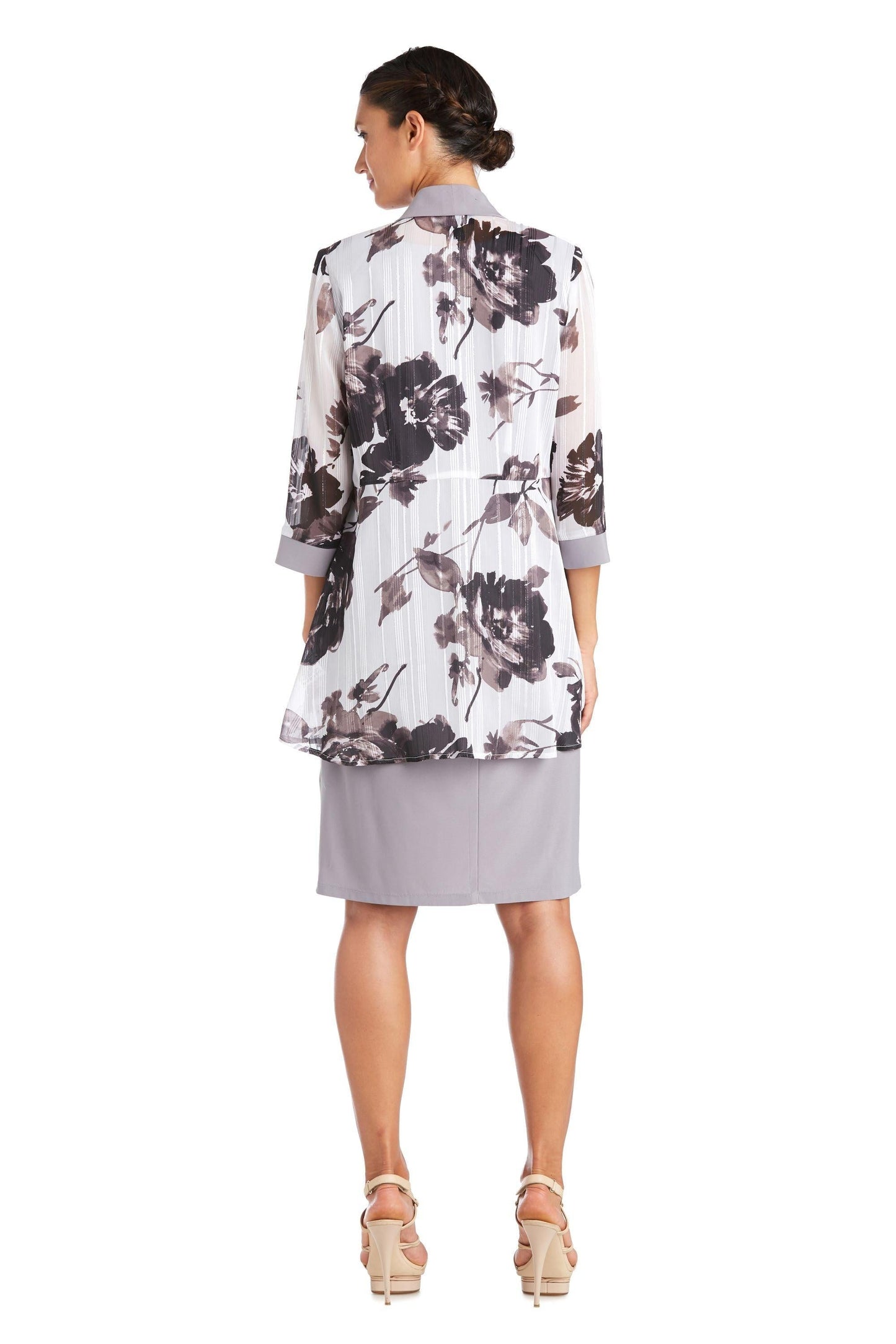 R&M Richards Petite Short Print Jacket Dress 7149P - The Dress Outlet