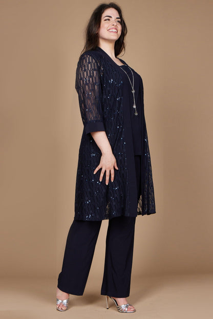 Navy R&M Richards 7914W Plus Size Formal Pant Suit for $49.99 – The Dress  Outlet