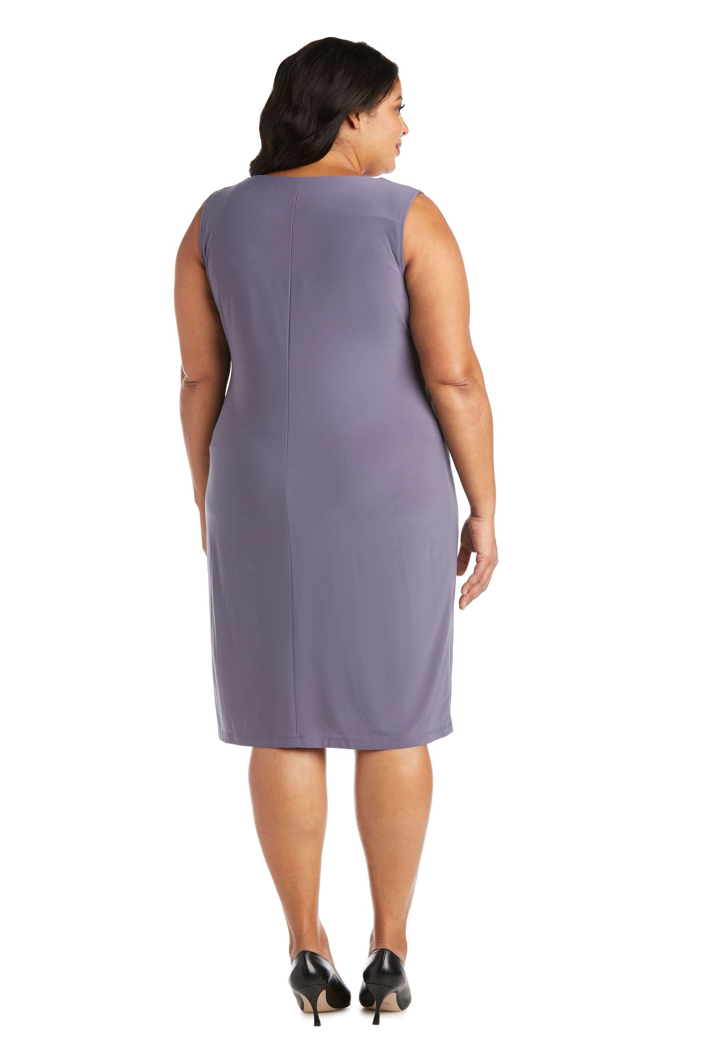 R&M Richards Plus Size Two Piece Set Jacket Dress 7005W - The Dress Outlet