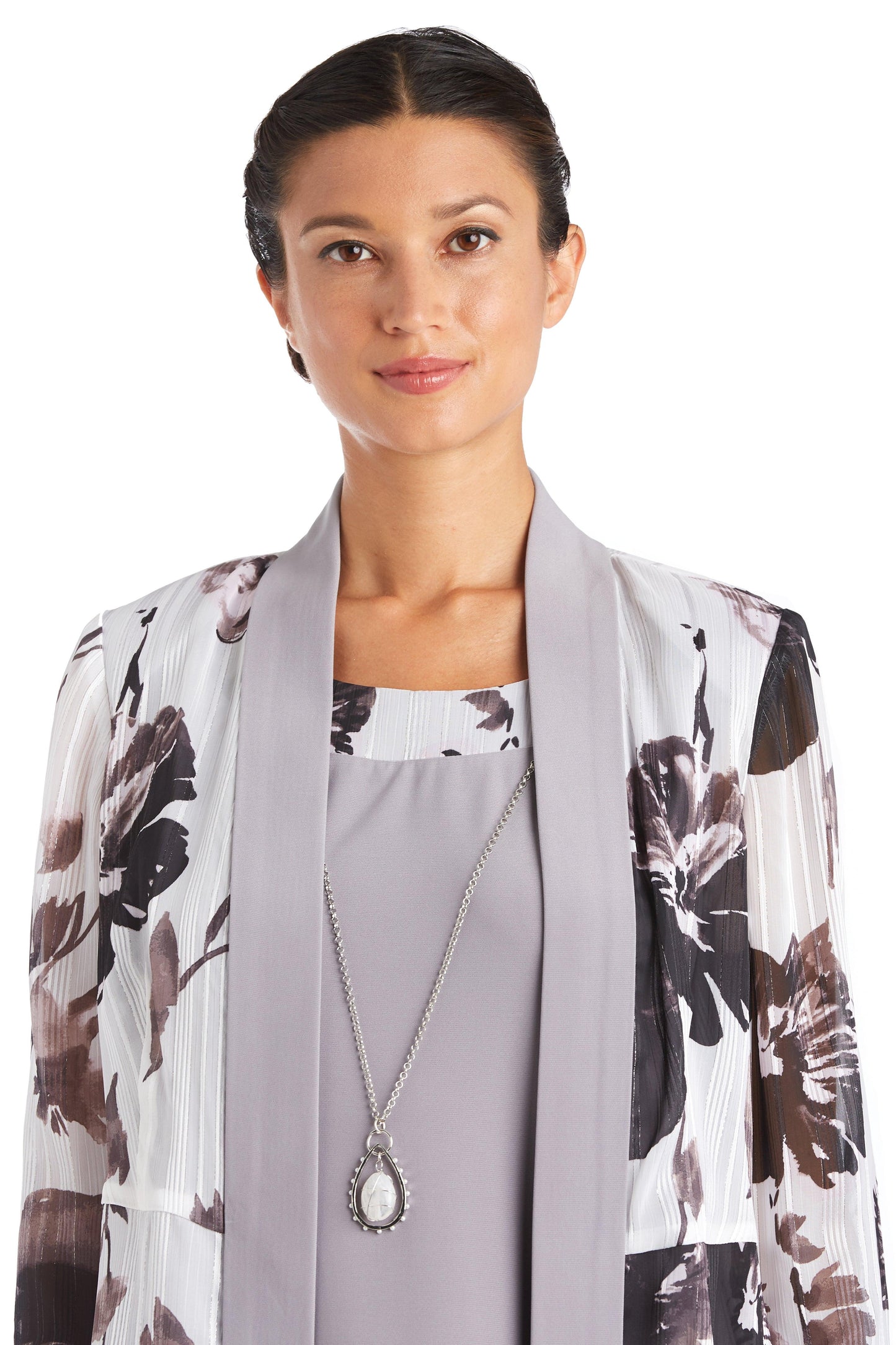 R&M Richards Short 2 Piece Print Jacket Dress 7149 - The Dress Outlet