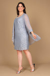 R&M Richards Short Mother of the Bride Dress CLEARANCE - The Dress Outlet