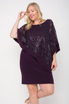 R&M Richards Short Mother of the Bride Poncho Cape Dress - The Dress Outlet R&M Richards