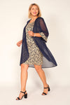 R&M Richards Short Petite Chiffon Jacket Dress 7312P - The Dress Outlet