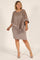 R&M Richards Short Petite Lace Poncho Dress 8749P - The Dress Outlet