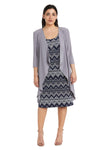 R&M Richards Short Petite Print Jacket Dress 7697P - The Dress Outlet