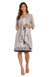 R&M Richards Short Petite Print Jacket Dress 7987P - The Dress Outlet