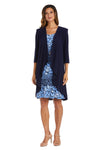 R&M Richards Short Print Jacket Cocktail Dress 9297 - The Dress Outlet