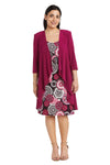 R&M Richards Short Print Jacket Petite Dress 7907P - The Dress Outlet