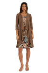 R&M Richards Short Print Jacket Petite Dress 7907P - The Dress Outlet