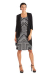 R&M Richards Short Print Petite Jacket Dress 7587P - The Dress Outlet