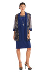 R&M Richards Short Two Piece Set Jacket Dress 7373 - The Dress Outlet