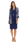 R&M Richards Two Piece Short Print Jacket Dress 9023 - The Dress Outlet