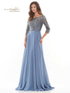 Rina di Montella Chiffon Long Dress 2745 - The Dress Outlet