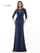 Rina di Montella Long Formal Long Sleeve Dress 2730 - The Dress Outlet