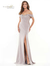 Rina di Montella Long Formal Off Shoulder Gown 2728 - The Dress Outlet