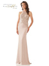 Rina di Montella Long Halter Formal Dress 2755 - The Dress Outlet