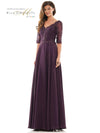 Rina di Montella Long Mother of the Bride Gown 2760 - The Dress Outlet