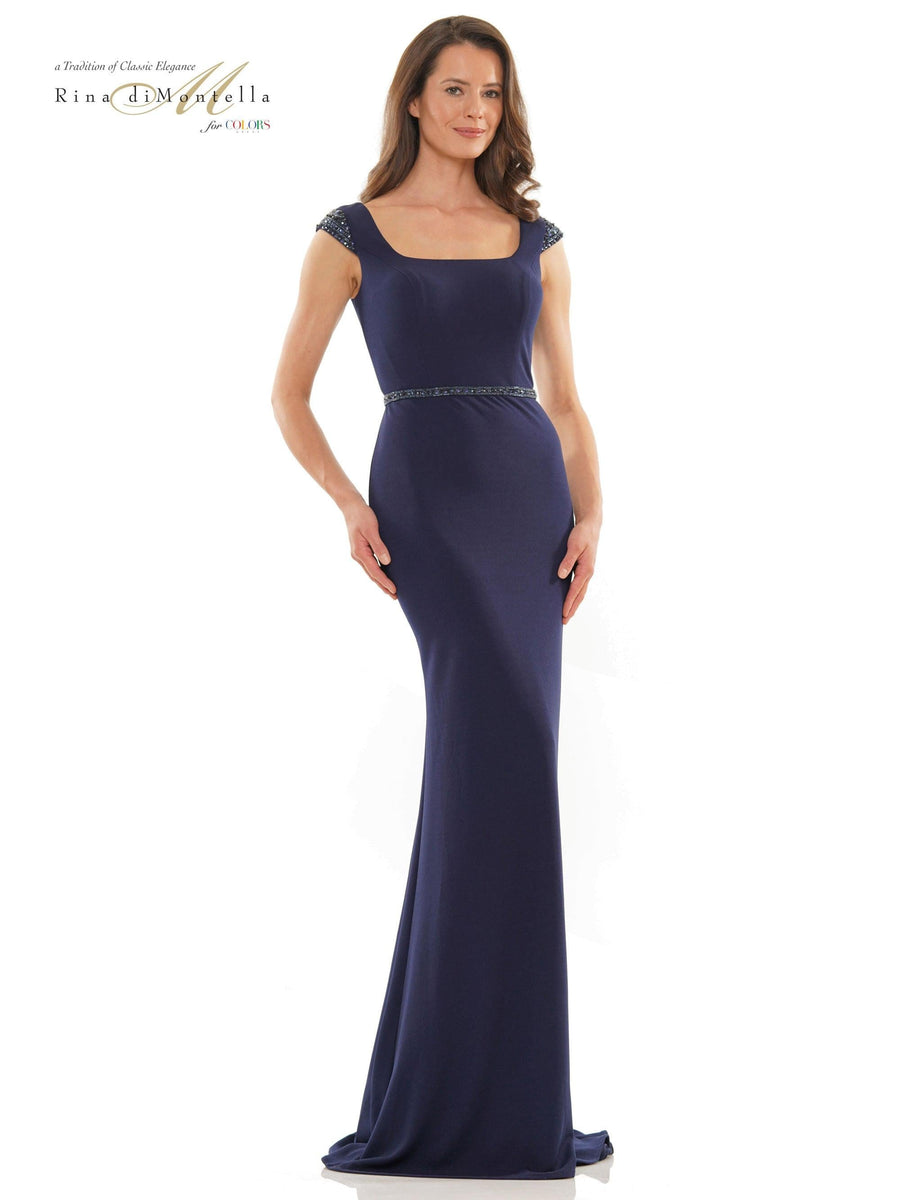 Rina di Montella Long Mother of the Bride Gown 2762 - The Dress Outlet