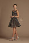 Sequins Cocktail Short Homecoming Dress - The Dress Outlet