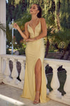 Sexy  Long High Slit Prom Dress - The Dress Outlet