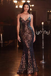 Sexy Spaghetti Strap Long Mermaid Prom Dress Multi