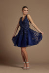 Short Lace Cocktail Homecoming Dress - The Dress Outlet