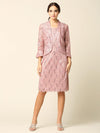 Short Mother of the Bride 2 Piece Lace Jacket Dress - The Dress Outlet