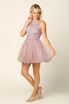 Short Prom Sleeveless Lace Cocktail Party Dress Sale