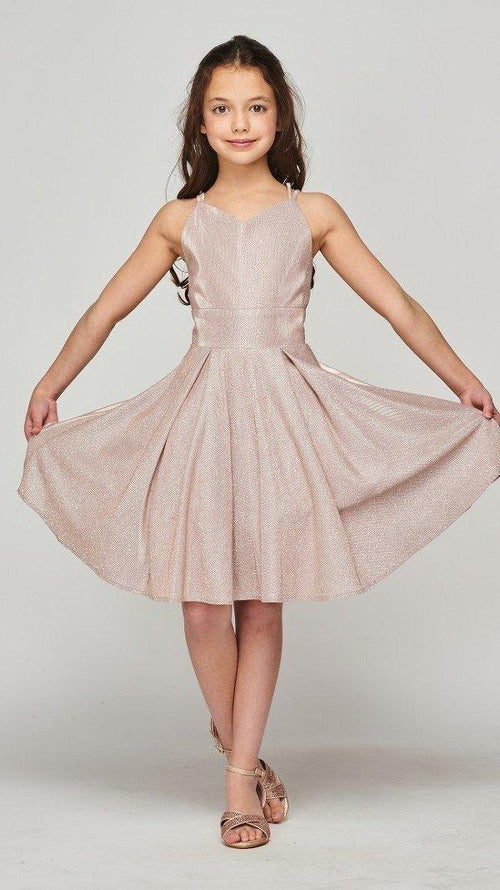 Spaghetti strap flower girl dress online