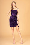 Short Spaghetti Strap Prom Cocktail Dress - The Dress Outlet