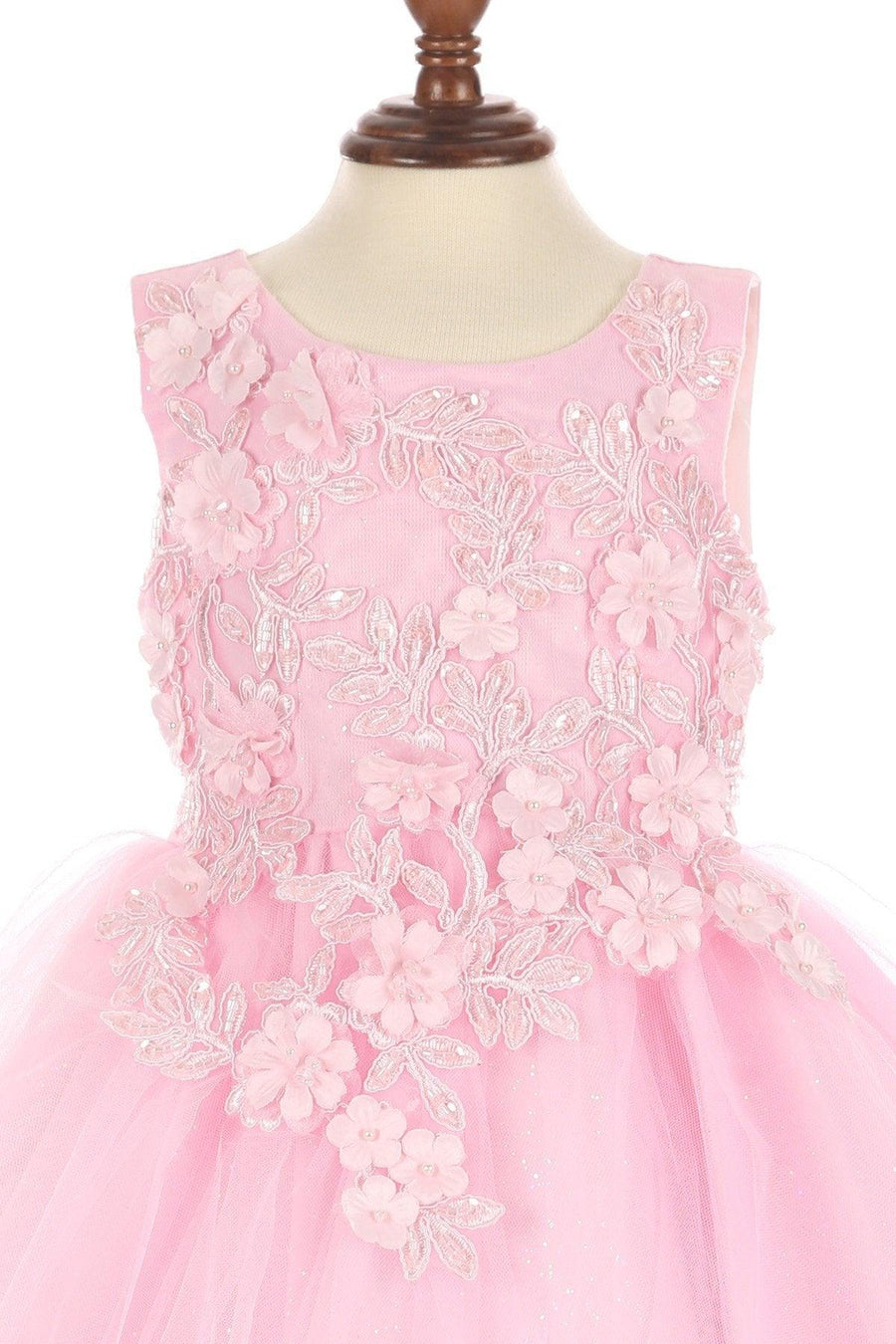 Sleeveless Baby Flower Girls Dress - The Dress Outlet