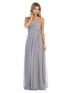 Sleeveless Convertible Long Bridesmaids Dress - The Dress Outlet