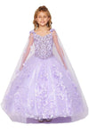 Sleeveless Long Flower Girls Dress - The Dress Outlet