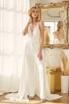 Sleeveless Long Jumpsuit Wedding - The Dress Outlet