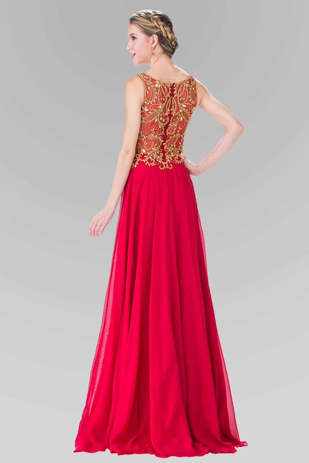 Sleeveless Long Prom Dress Sale - The Dress Outlet